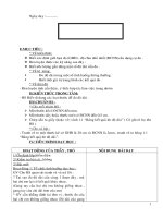 Giáo án Vật lý 6 mới