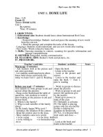 Giao an lop 12: Unit 12 + Unit 13