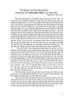 Những màu sắc ám gợi trong bài thơ 