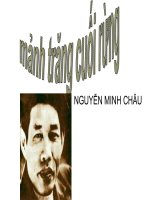 Mảnh trăng cuối rừng (3)