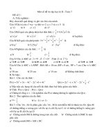 Một số đề ôn tập học kì 2-toán 7