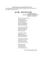 Bai tho do hoc sinh lop 4 sang tac