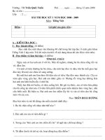 Đề thi CKI lớp 2 năm học 2008-2009