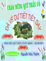 Bài 4 - Tiết 1- A1,2- Xem thu sao?