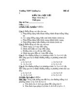 kiểm tra hình học 11- đề 1