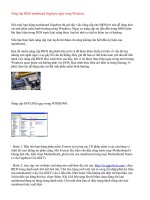 Nâng cấp bios giga trong windows
