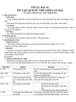 Giáo án  từ  tiết 20 đến tiết 30