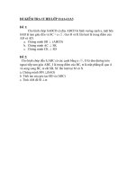 Kiểm tra Hình học 11