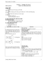 Giáo án ĐS> 11 cơ bản trọn bộ