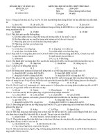 Đề thi Hóa 12CB - HKI - Năm học 2008-2009
