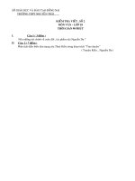 Bài viết số 2 Ban KHTN HK II