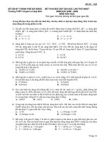 De thi thu DH - 08-09 - Lan 1 - Ma 468