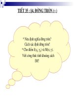 Chương III - Bài 2: Phương trình đường tròn