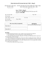 Đề thi MTBT của SGD&ĐT Quảng Ninh