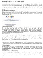 Tìm kiếm dữ liệu trên Internet