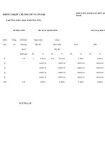 MẪU BÁO CÁO KẾT QUẢ KTHK.I