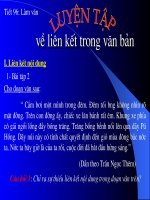 Luyện tập liên kết trong văn bản