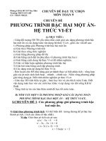 tong hop chuyen de day tu chon