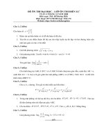 Đề ôn thi Đại học (tuần 4 tháng 12/2008)