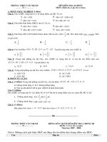 Kiểm tra 45 phút hình học chương I
