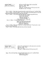 Đề thi & đáp án tuyển sinh 10 Chuyên Môn Ngữ văn 2