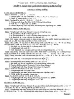 hệ thống bt hình hoc 12 ôn thi đại học