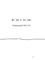 Câu truyện ngụ ngôn về 