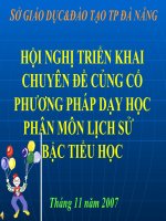 LỊCH SỬ LỚP 5