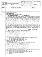 đề kiểm tra HK1 môn TV 4 (2008-2009)