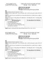 đề thi hkI CN 7