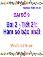 Toán 9 - Đại số