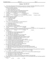 Trac nghiem chuong 1 Hoa 10