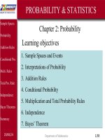 PROBABILITY & STATISTICS