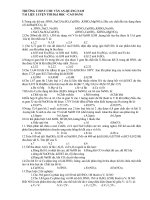 Trắc nghiệm luyện thi đại học