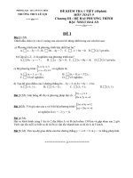 BAI KT CÁC CHƯƠNG (HKII)