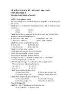 kiểm tra HKI 8(2008-2009)Nguyễn Trãi