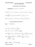 Bài tập: Tích phân