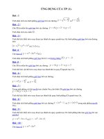 Bài tập Ứng dụng của TP