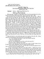 Quyết tâm thư đại hội đội