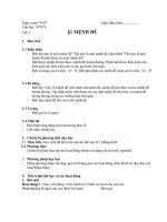 Giáo án 10: Ban cơ bản