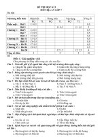 Giáng sinh 08 Đề thi học kì 1 và đáp án môn Địa lý lớp 7 (Đề 4)