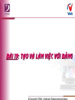 Tin hoc 10_Tạo bảng