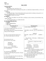 GA 12CB từ tiết 2 đến tiết 31