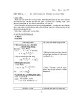 Giáo án Đại số 12 chương I