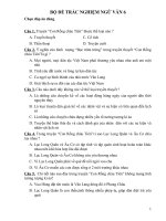 Bộ đề 80 câu TNKQ văn 6 có đáp án năm 08-09