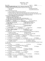 kiểm tra học kì II lớp 11