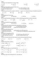 Đề thi thử TN 2008