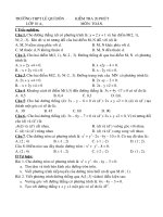 kien tra hoc mon toan