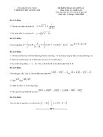 Đề kiểm tra các lớp CLC