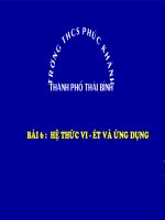 Chương IV - Bài 6: Hệ thức Vi-et và ứng dụng